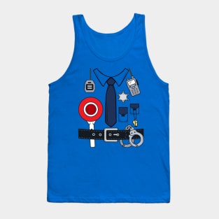 Cop Uniform Police Costume Tank Top